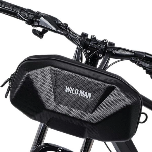 Wildman X9 kerékpáros vázra szerelhető táska 3,5 l – fekete