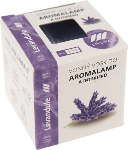 Levendula illatú viasz kockák 8 db (30 g)
