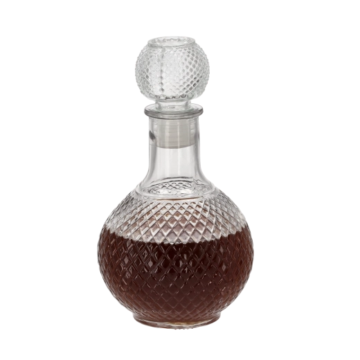 Üveg karaffa 490 ml üvegzárral