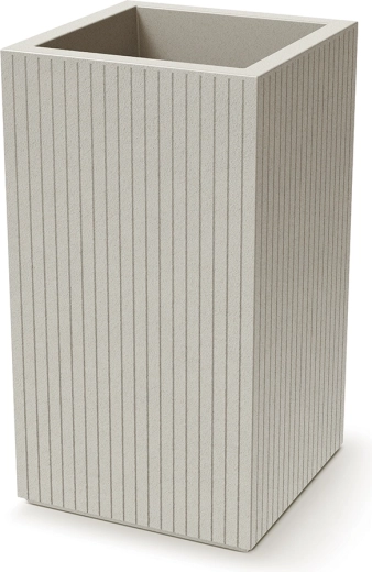 Coro Square High virágtartó 40 × 40 × 70 cm, homokszín