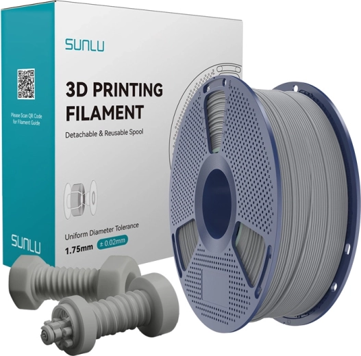 Sunlu ABS nagysebességű filament – szürke, 1,75 mm, 1 kg