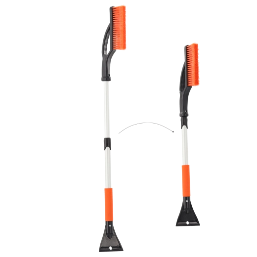 Teleszkópos jégkaparó hótoló kefével 82–106 cm