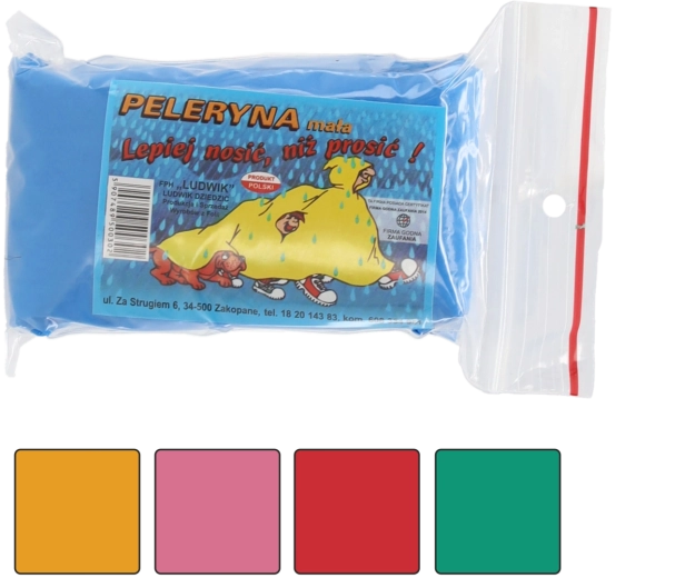 Gyermek esőköpeny kapucnival, univerzális méret