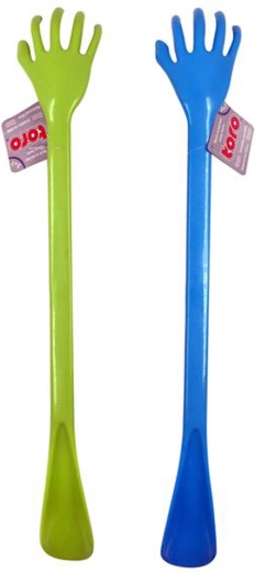 Műanyag cipőkanál hátvakaróval TORO 49 cm