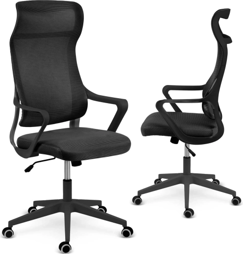 Sofotel Labi irodai szék mikrohálóból, fekete