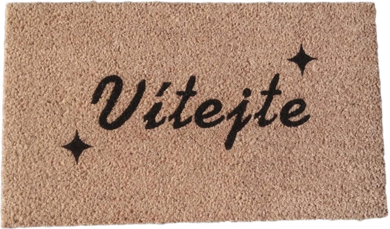 Kókuszszálból és PVC-ből készült lábtörlő 35 × 60 cm – Üdvözöljük