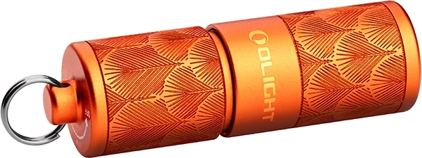 Olight iTHX Orange Feathers kulcstartó zseblámpa, 180 lm, USB‑C, IPX8