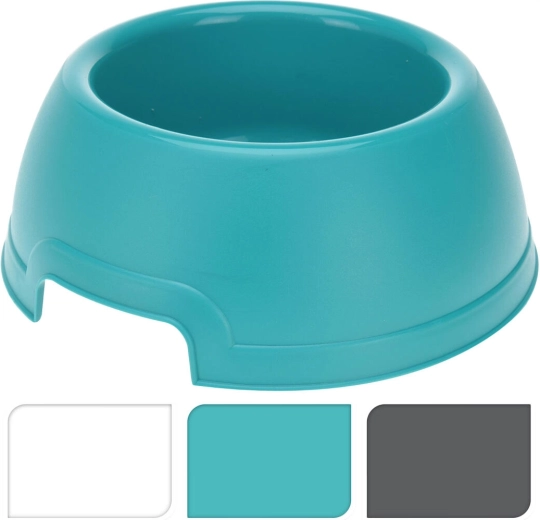 Csúszásgátlós etetőtál házi kedvenceknek 21 cm – színmix