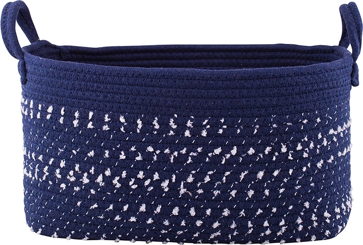 Téglalap alakú fonott tárolókosár 24 × 34 × 18 cm, gránátvörös