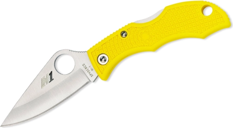 Spyderco Ladybug 3 Salt sárga zsebkés 5 cm FRN