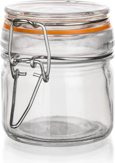 Hermetikus üveg tároló 100 ml patentzárral LINA