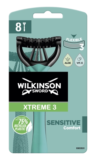 Wilkinson Sword Xtreme 3 Sensitive eldobható borotvák 8 db