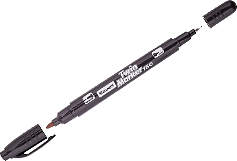 LUXOR 3011 fekete tartós jelölő