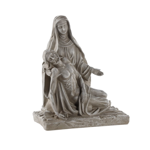 Pietà szoborfigura – szakrális dekoráció 30 cm