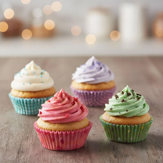 Baby muffinpapír-kapszlikészlet – 100 darab