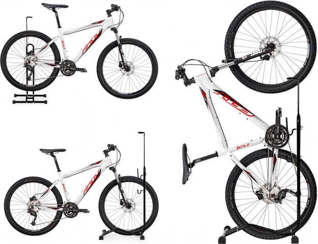 3 az 1-ben kerékpártartó fekete ModernHome-tól