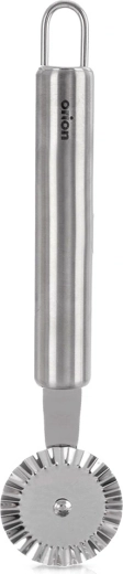 Rozsdamentes tésztavágó és tésztakészítő hullámos kerékkel, 4 cm