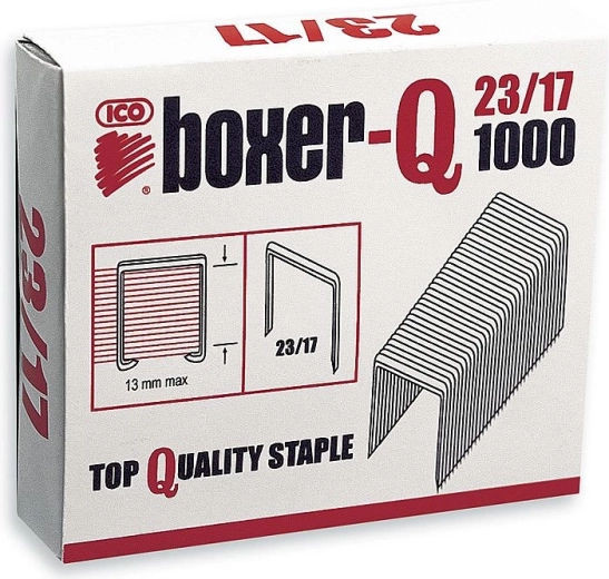 Boxer-Q 23/17 horganyzott tűzőkapcsok
