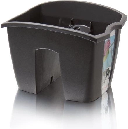 Crown korlátra szerelhető virágláda 24,2 cm antracit