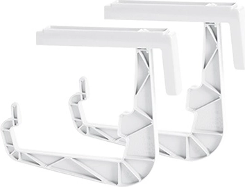 Univerzális balkonládátartó korlátra, fehér, 23,5 cm