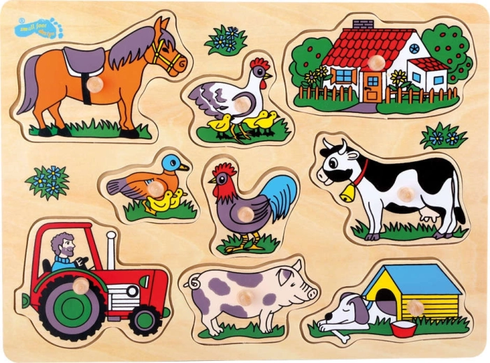 Small Foot fa puzzle – Farm
