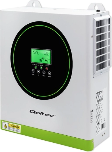 Hibrid napelemes off‑grid inverter 1500 W, 12 V, MPPT‑vel, tiszta szinuszjellel és opcionális Wi‑Fi‑vel
