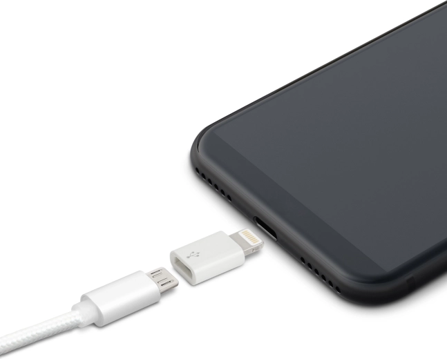 Lightning–Micro USB adapter iPhone-hoz