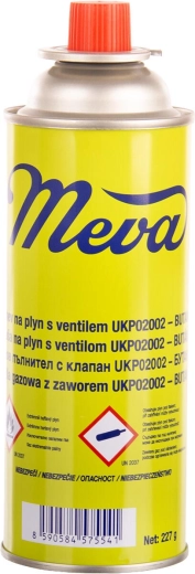 Meva 227 g-os gázpatron s szeleppel