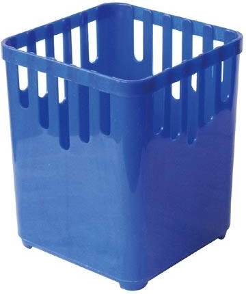 Négyszögletes evőeszköz-csepegtető, 1 rekesz, műanyag, vegyes színek