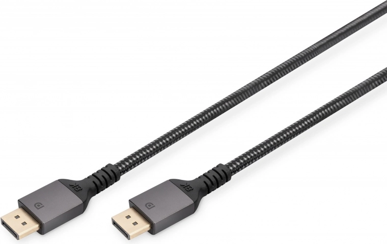 Prémium DisplayPort összekötő kábel 8K 60Hz UHD 2m fekete
