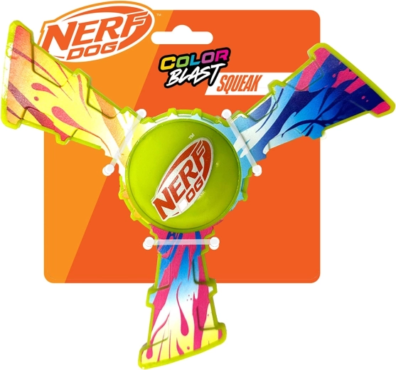Nerf Dog repülő kutyajáték színes fogással, 20 cm