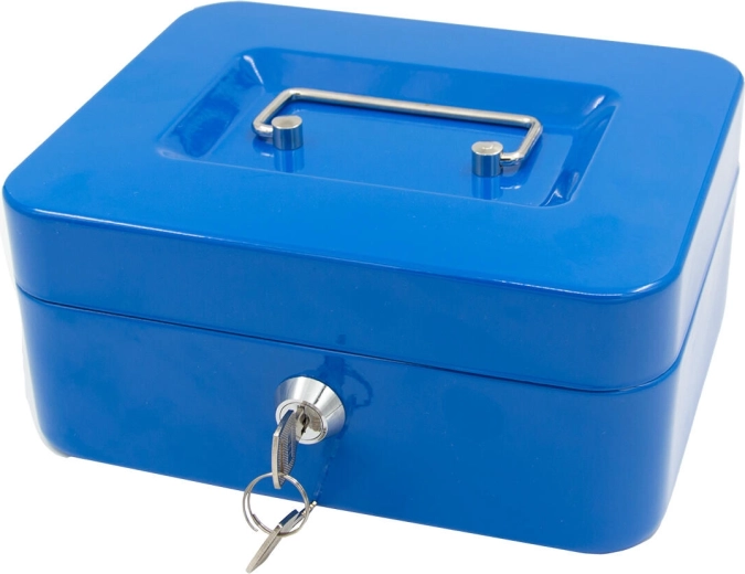 Kézi pénzszekrény 200 × 160 × 90 mm