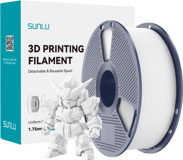 Sunlu PLA+ 2.0 filament 1,75 mm fehér