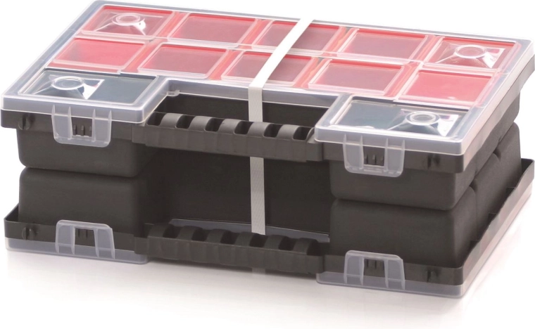 Műanyag NORB DUO rendező kivehető rekeszekkel