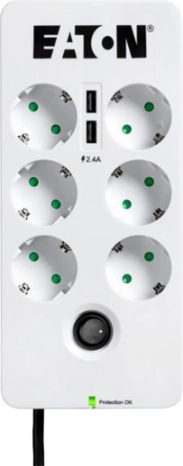 EATON Protection Box 6 USB túlfeszültség-védett hosszabbító