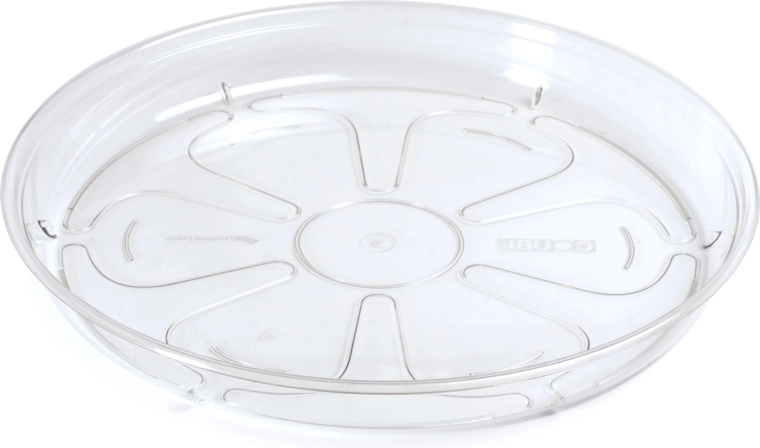 COUBI virágláb tálca 21 cm átlátszó