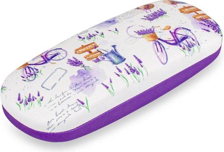 Új levendula szemüvegtok 16,5 × 6,5 cm