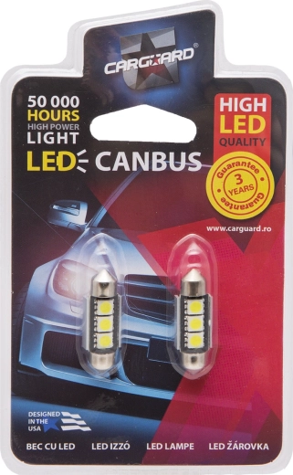 LED szofita izzó 36 mm, 12 V, 3 W