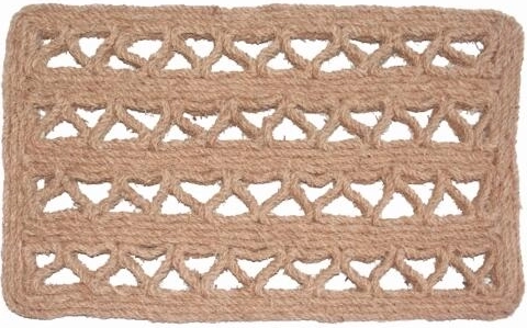 Rácsos kókusz lábtörlő 35 × 60 cm