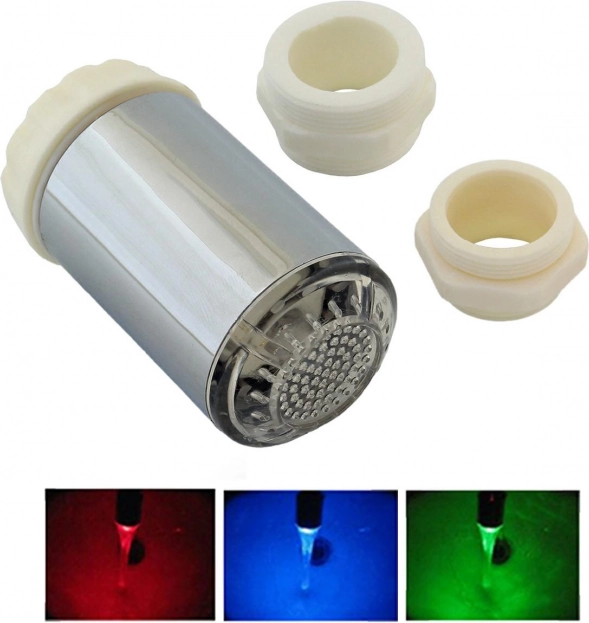 Világító perlátor változó színekkel