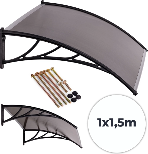 MULTIGARDEN 150 × 100 cm polikarbonát bejárati előtető