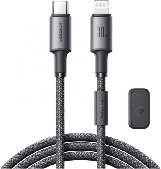 Joyroom USB‑C – Lightning kábel, 30 W, 1,2 m, szürke