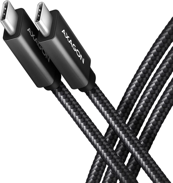 USB‑C kábel 3.2 Gen 2, 2 m, PD 100 W, 20 Gb/s, 4K 60 Hz – AXAGON