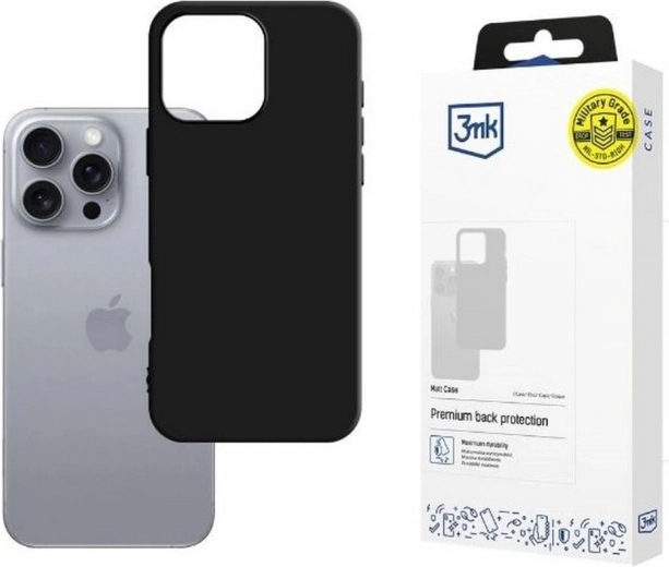 Matt tok iPhone 16 Pro Max 6,9 fekete