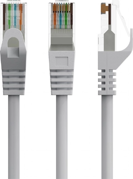 Szürke CAT6 UTP réz patch kábel 2m
