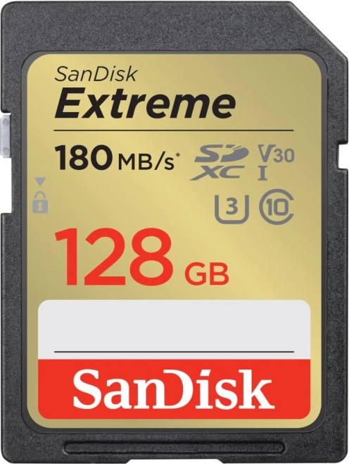 Sandisk Extreme SDXC 128 GB memóriakártya