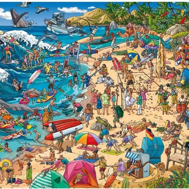 Tengerparti puzzle 1000 darabbal