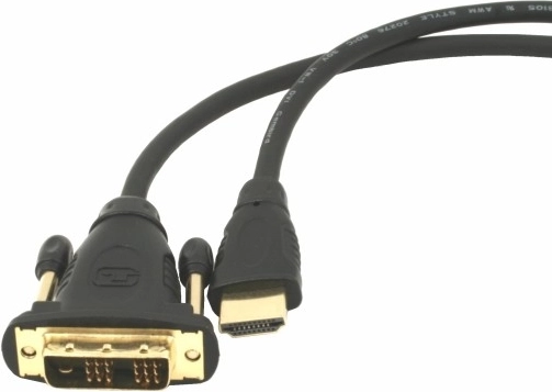 HDMI–DVI kábel, 1,8 m, aranyozott csatlakozókkal