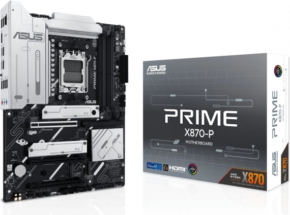 Asus PRIME X870-P – ATX alaplap AMD AM5 foglalathoz DDR5-tel, HDMI-vel és USB‑C-vel