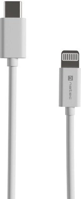 Natec Prati Lightning–USB‑C kábel 2 m MFi fehér